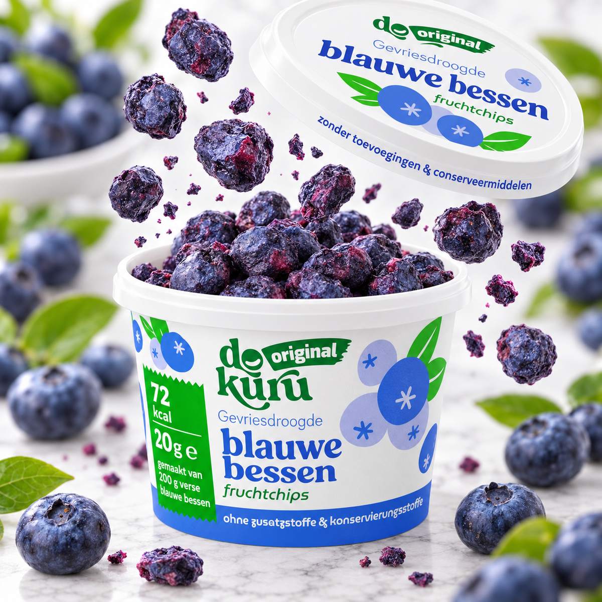 Dokuru Original Bosbes – Gevriesdroogde Fruit Chips