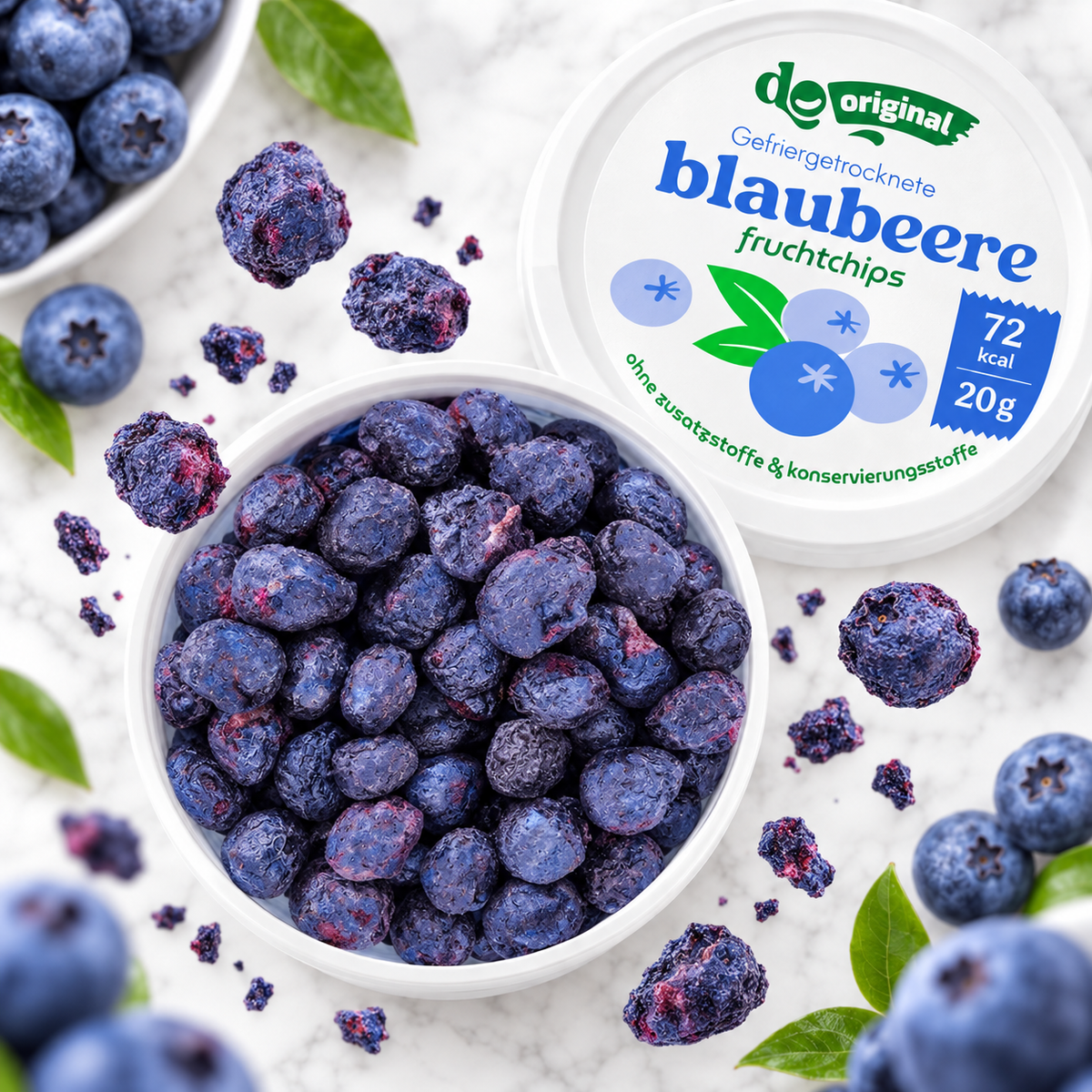 Dokuru Original Bosbes – Gevriesdroogde Fruit Chips