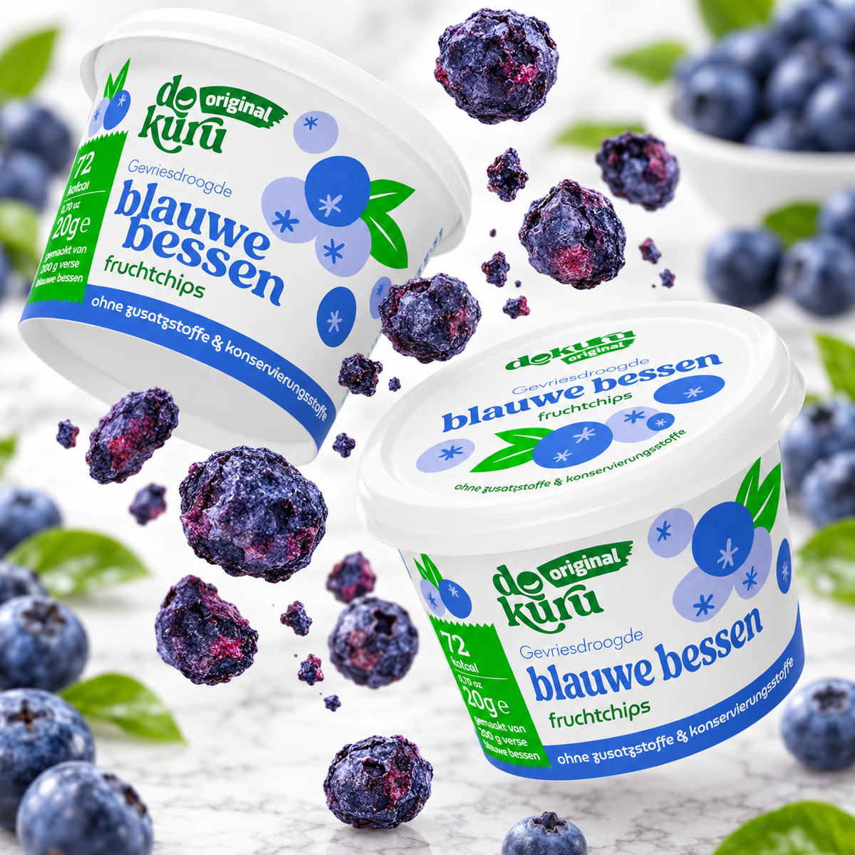 Dokuru Original Bosbes – Gevriesdroogde Fruit Chips